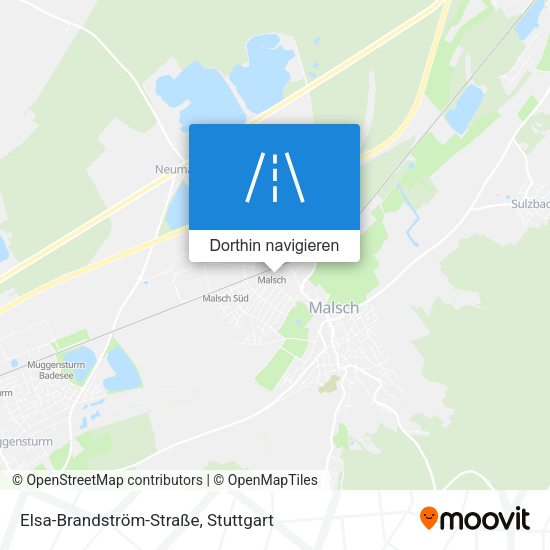 Elsa-Brandström-Straße Karte