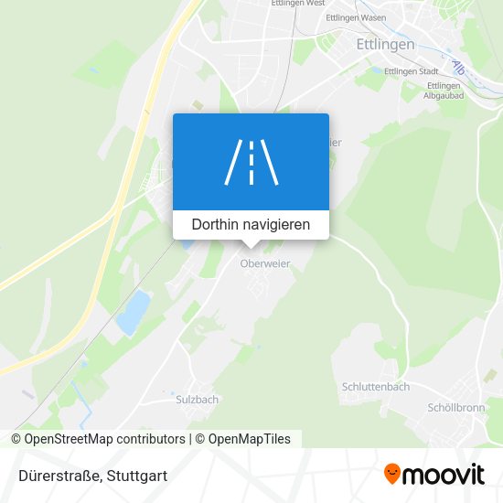 Dürerstraße Karte