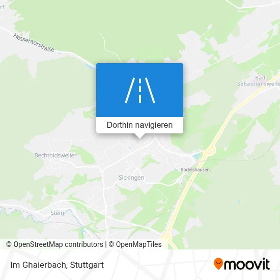 Im Ghaierbach Karte