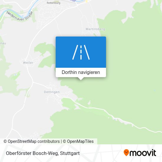 Oberförster Bosch-Weg Karte