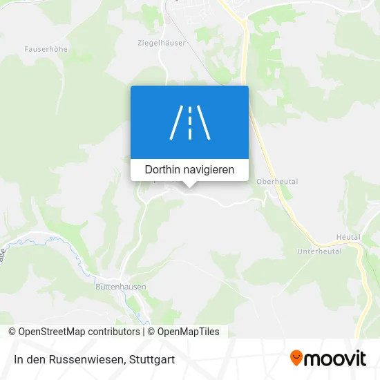 In den Russenwiesen Karte