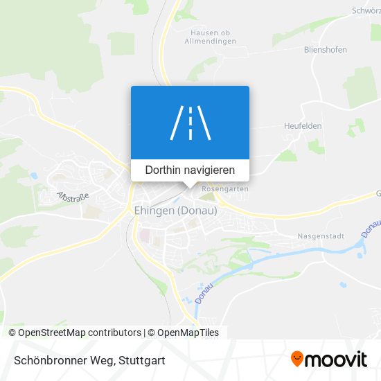 Schönbronner Weg Karte