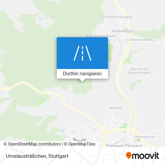 Umelausträßchen Karte