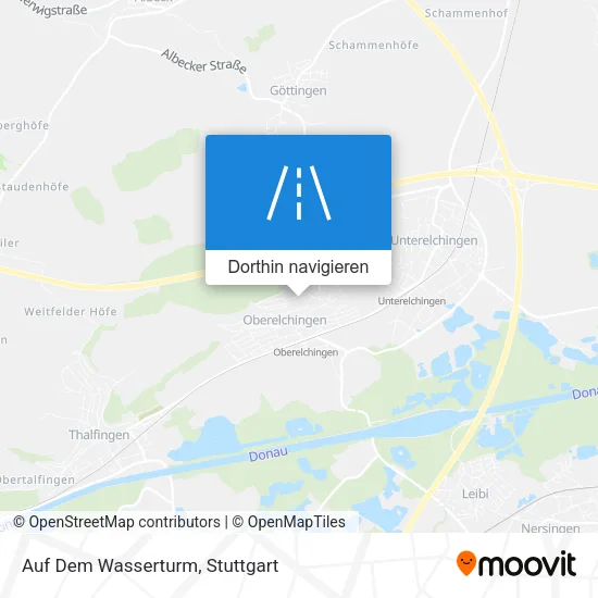 Auf Dem Wasserturm Karte