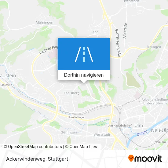 Ackerwindenweg Karte