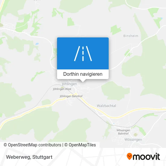 Weberweg Karte