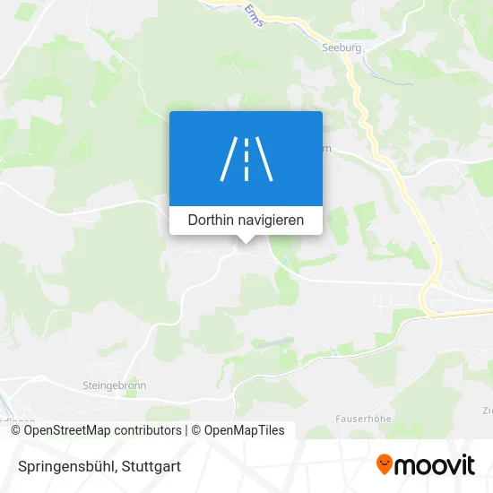 Springensbühl Karte