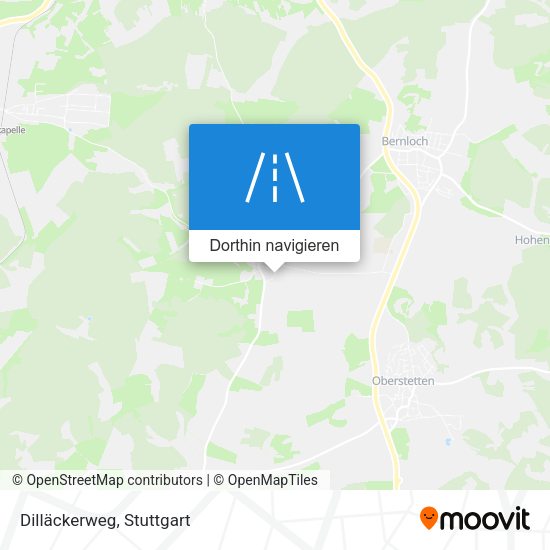 Dilläckerweg Karte