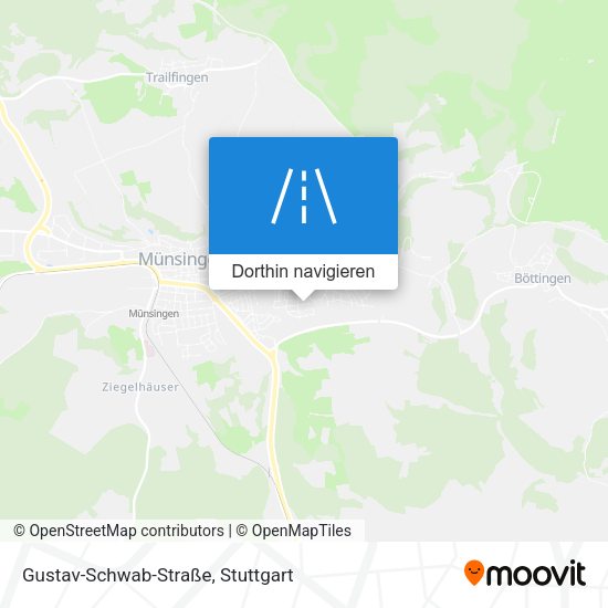 Gustav-Schwab-Straße Karte
