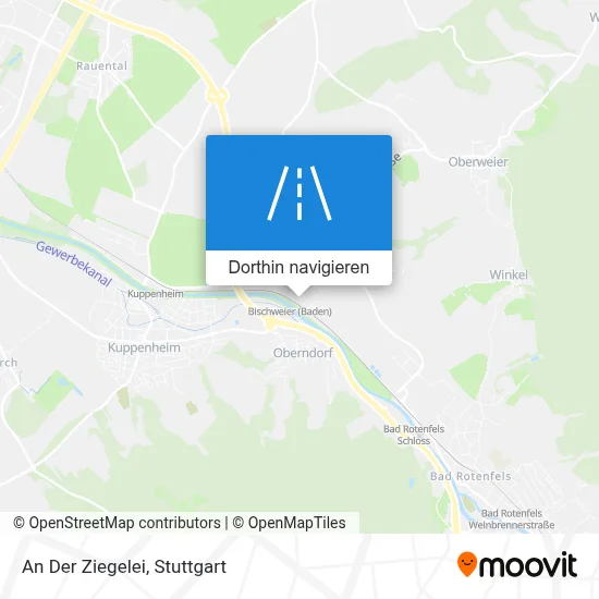 An Der Ziegelei Karte