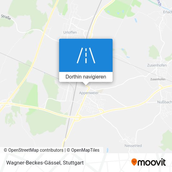 Wagner-Beckes-Gässel Karte