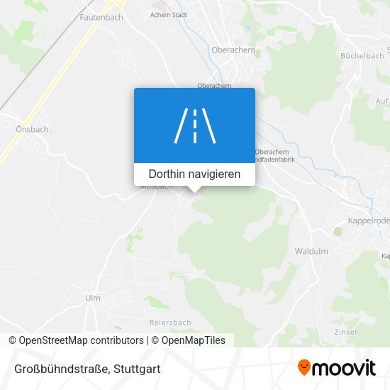 Großbühndstraße Karte