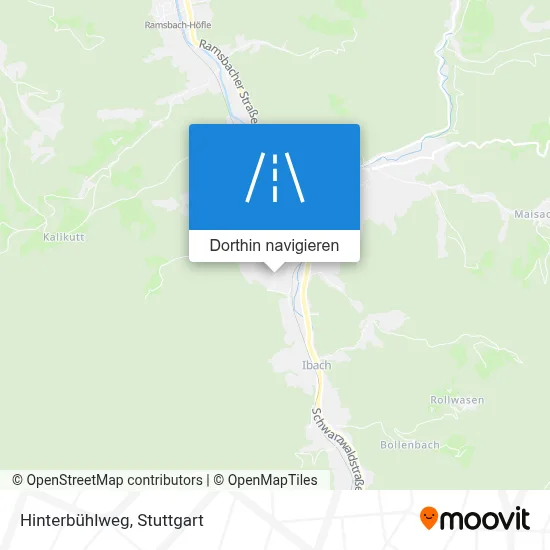 Hinterbühlweg Karte