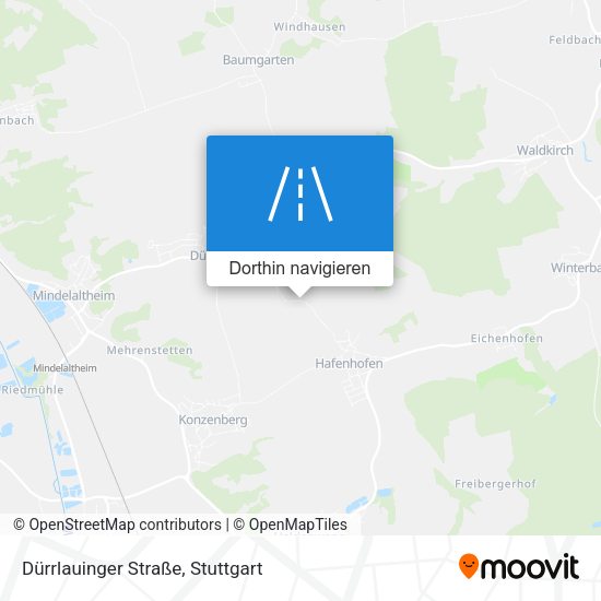 Dürrlauinger Straße Karte