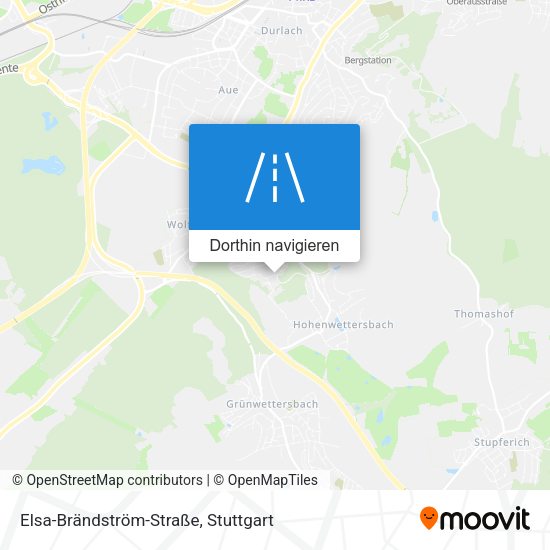 Elsa-Brändström-Straße Karte