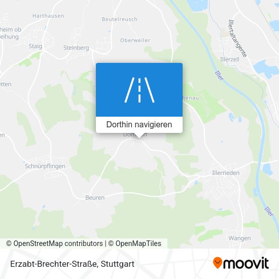 Erzabt-Brechter-Straße Karte