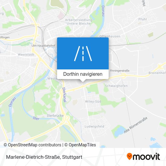 Marlene-Dietrich-Straße Karte