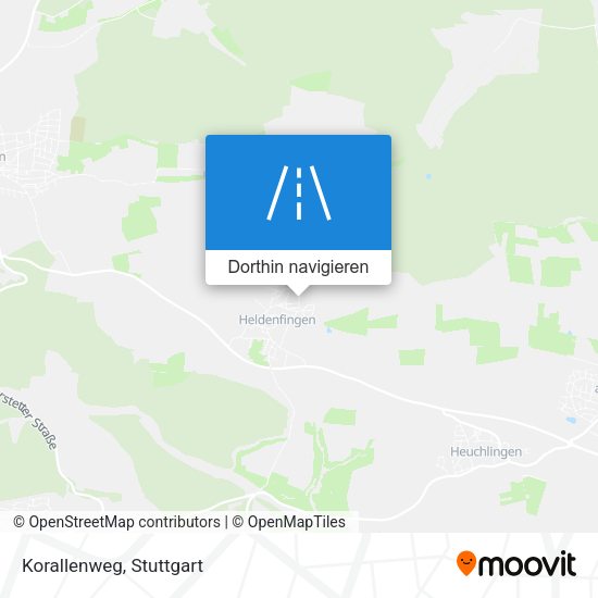 Korallenweg Karte