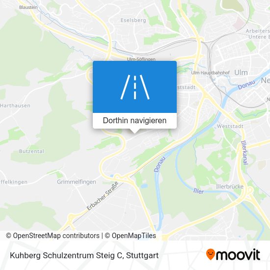 Kuhberg Schulzentrum Steig C Karte