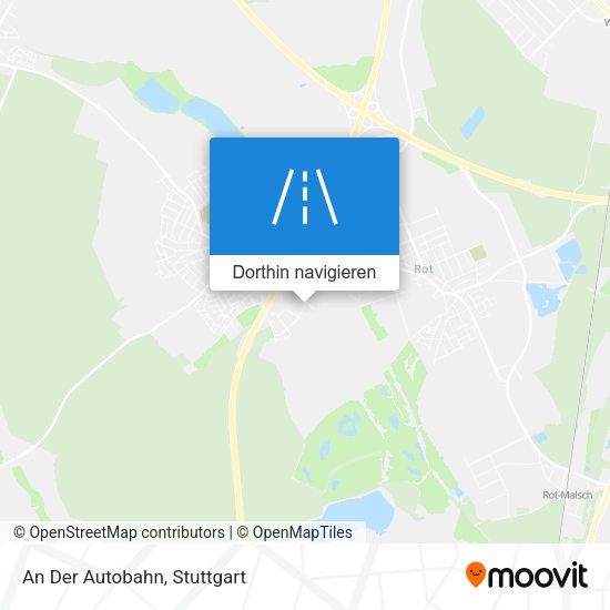 An Der Autobahn Karte