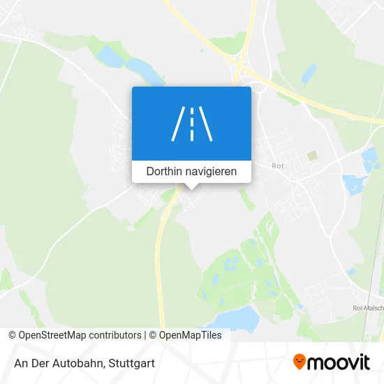 An Der Autobahn Karte