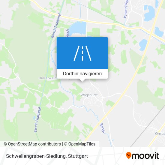 Schwellengraben-Siedlung Karte
