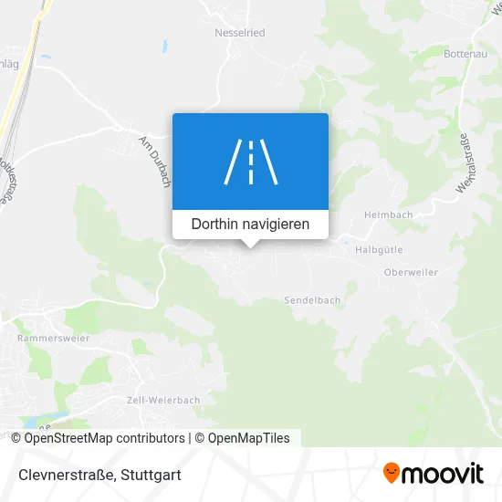 Clevnerstraße Karte