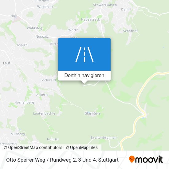 Otto Speirer Weg / Rundweg 2, 3 Und 4 Karte