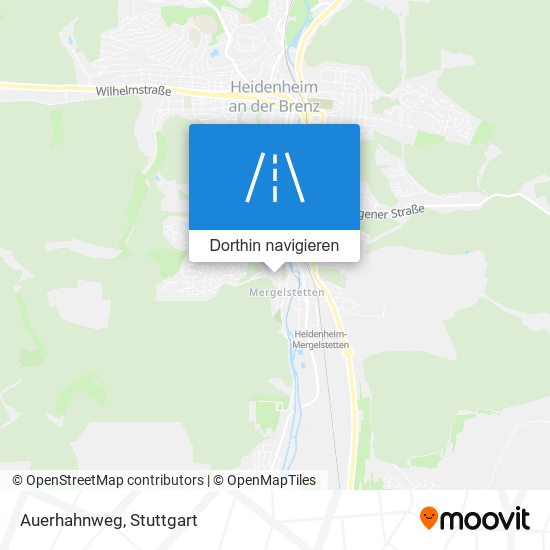 Auerhahnweg Karte