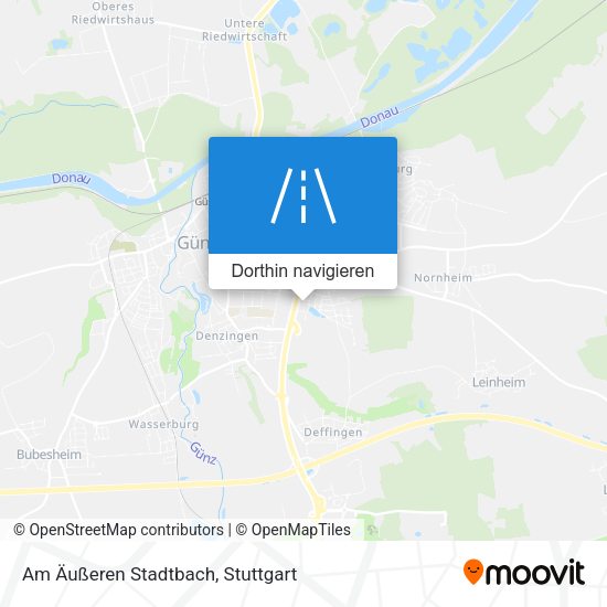 Am Äußeren Stadtbach Karte