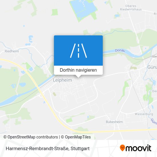 Harmensz-Rembrandt-Straße Karte