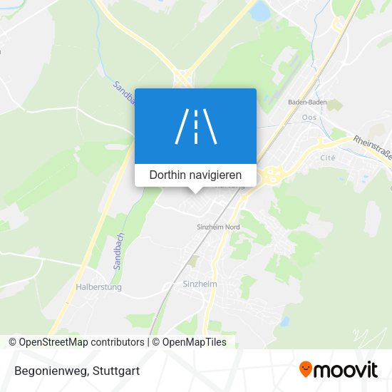 Begonienweg Karte