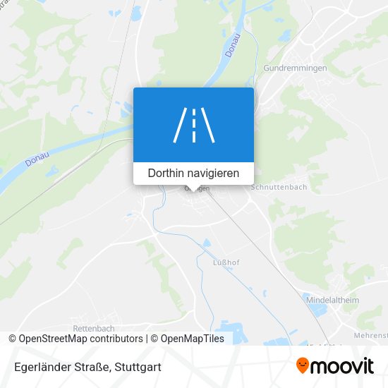 Egerländer Straße Karte