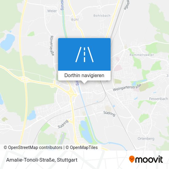 Amalie-Tonoli-Straße Karte