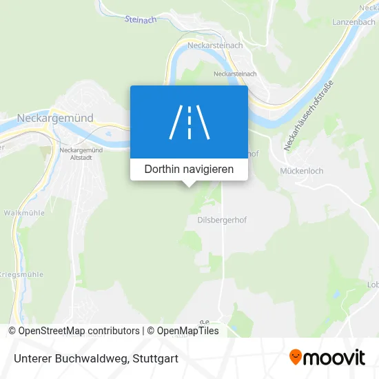 Unterer Buchwaldweg Karte