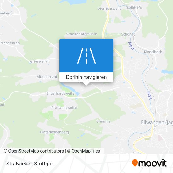 Straßäcker Karte