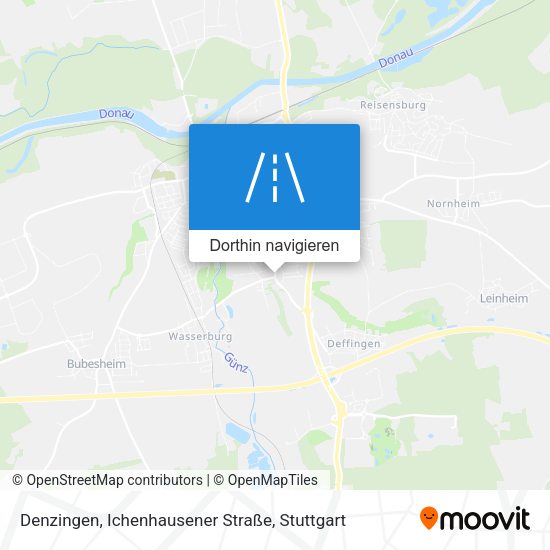 Denzingen, Ichenhausener Straße Karte