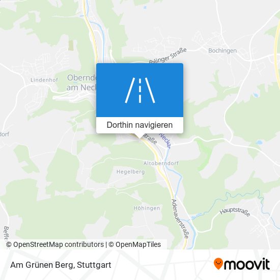 Am Grünen Berg Karte