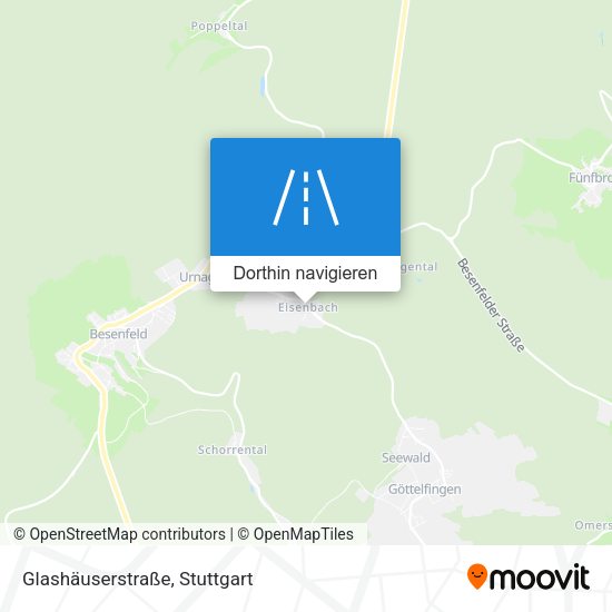 Glashäuserstraße Karte