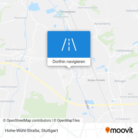 Hohe-Wühl-Straße Karte