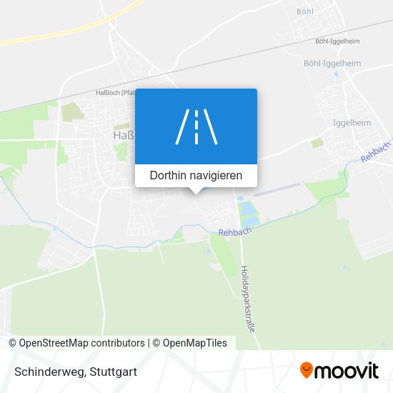 Schinderweg Karte