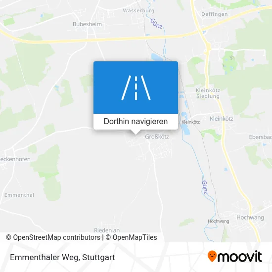 Emmenthaler Weg Karte