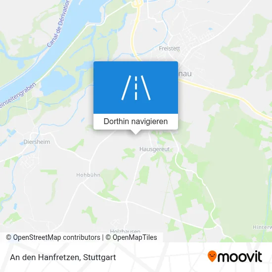 An den Hanfretzen Karte