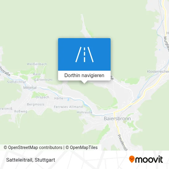 Satteleitrail Karte