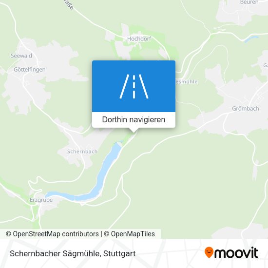 Schernbacher Sägmühle Karte
