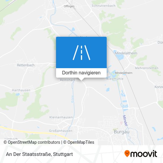 An Der Staatsstraße Karte