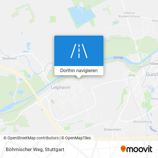 Böhmischer Weg Karte