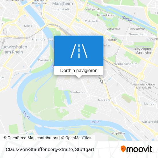 Claus-Von-Stauffenberg-Straße Karte