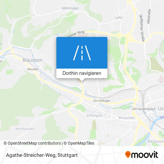 Agathe-Streicher-Weg Karte