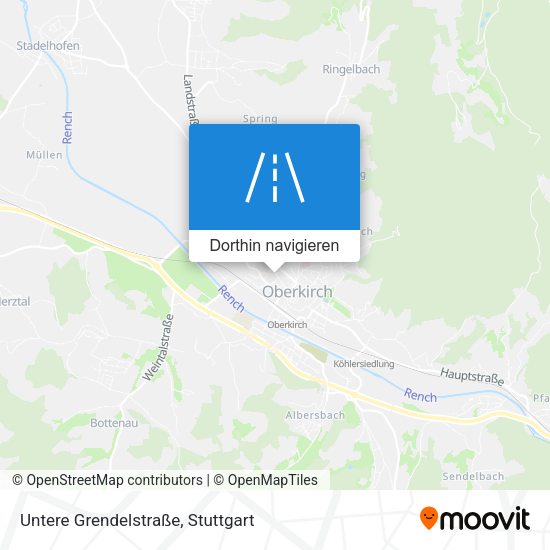 Untere Grendelstraße Karte